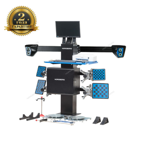 NORDBERG C802PIT_СИНИЙ 3D Стенд сход-развал для ямы